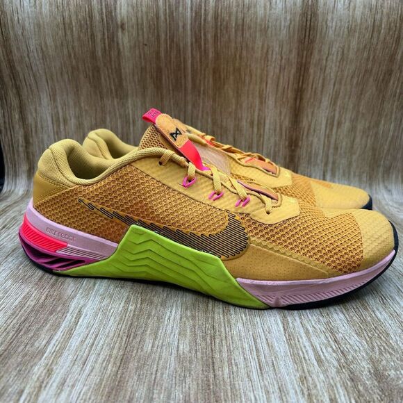 Nike Metcon 7 Rawdaciuous Men's Size 15 Pollen Yellow Sneakers Shoes DA8110-721‎ - Picture 1 of 10